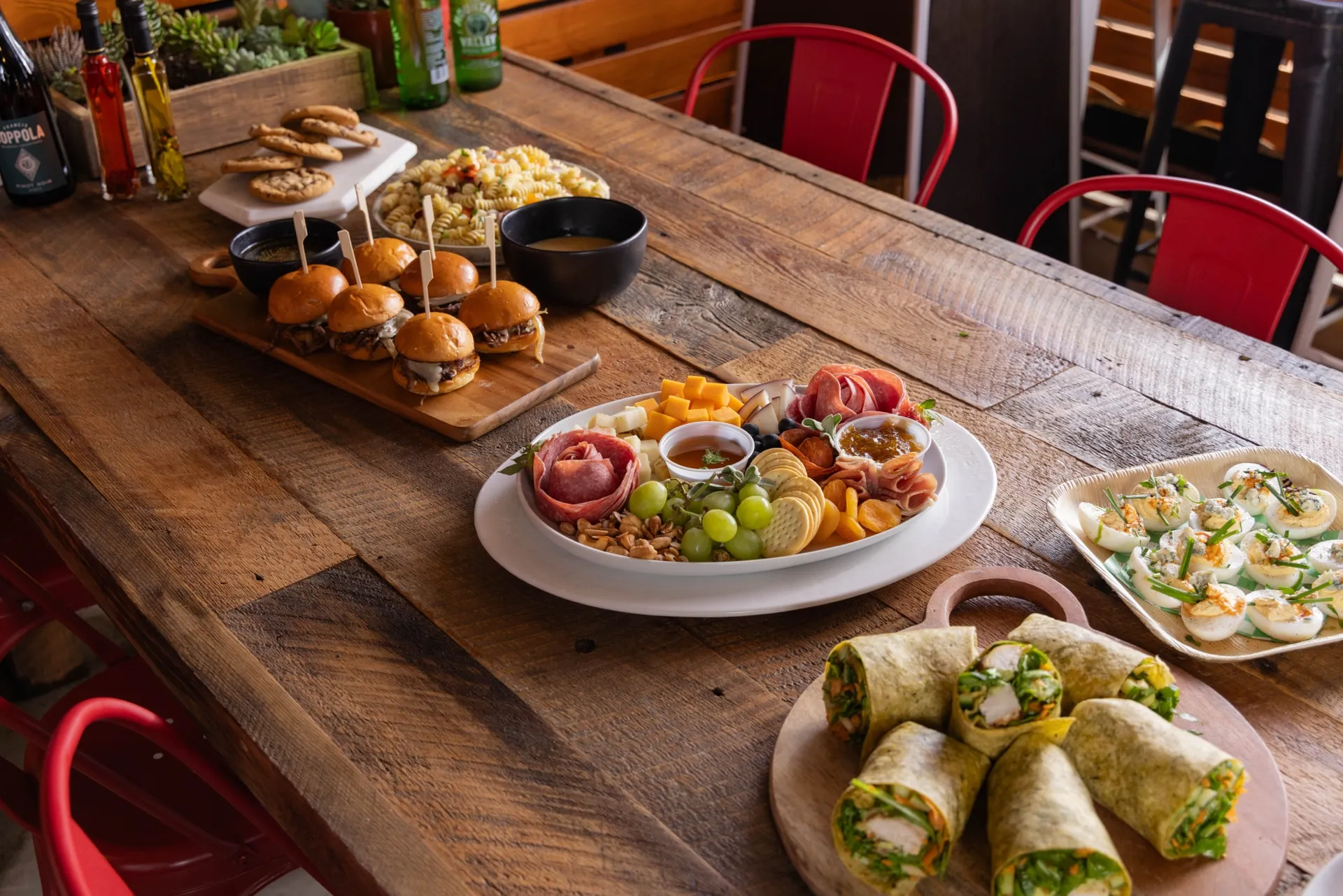 Deli Nerds catering spread delivered for an event in Anaheim, California